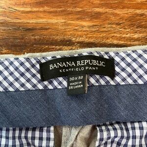 Banana Republic Kentfield Pants - Gray